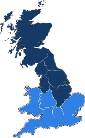 MCS project locations across the United Kingdom